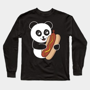 The Panda's Hot Dog Long Sleeve T-Shirt